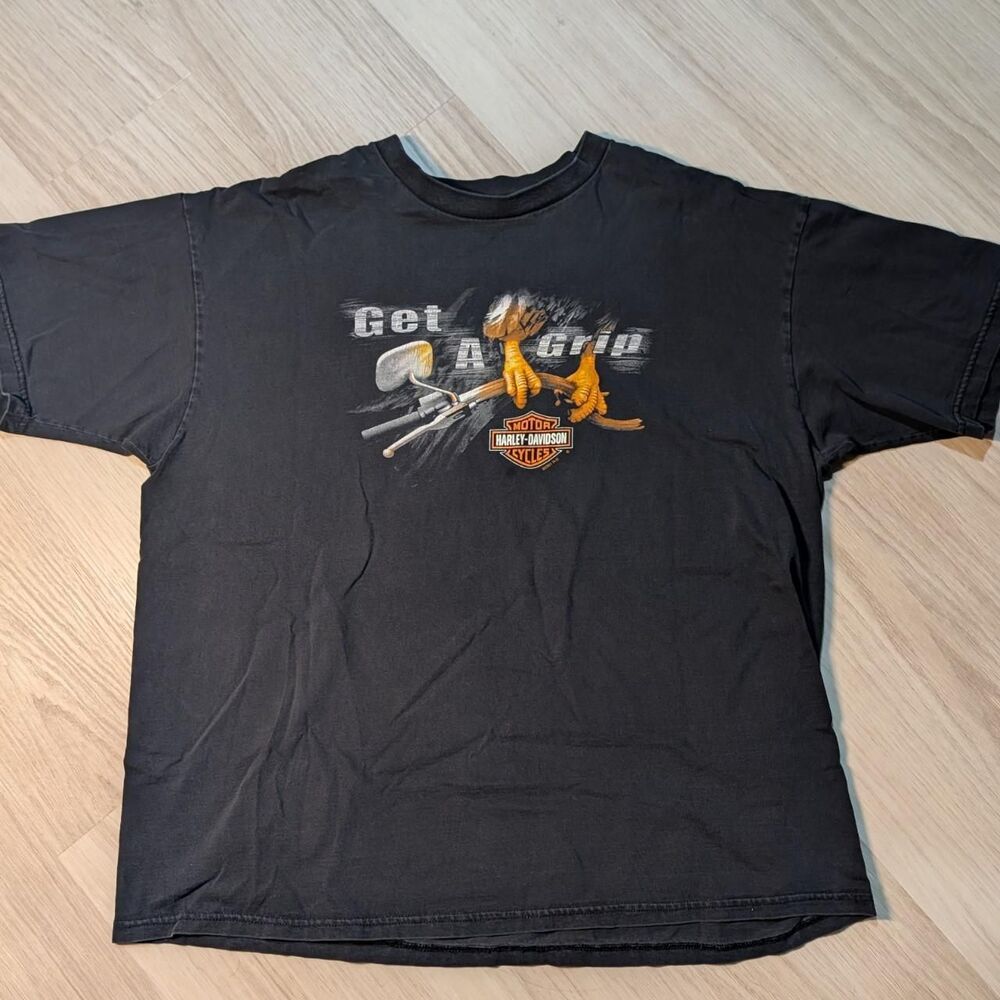 Vintage Harley-Davidson "Get a Grip" Graphic Tee